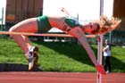 Amy McTeggart (Boyne AC) in the heptathlon high jump during the Hexham Decathlon and Heptathlon.